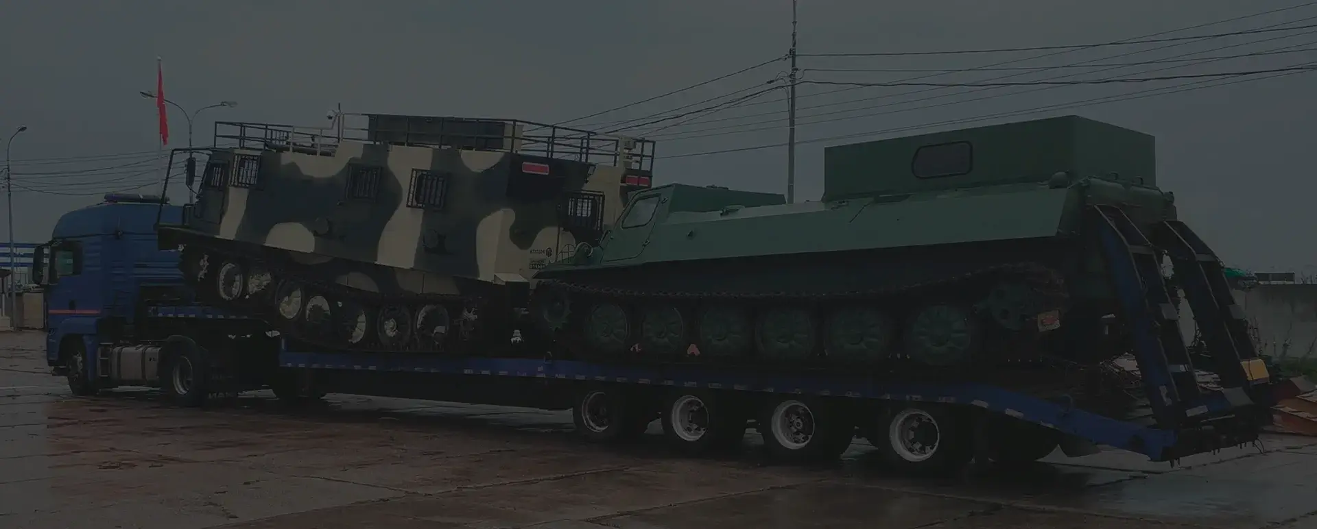 Транспортировка танков и ракет в селе Ытык-Кюёль (Дальневосточный округ - Республика Саха - Якутия) с соблюдением секретности.